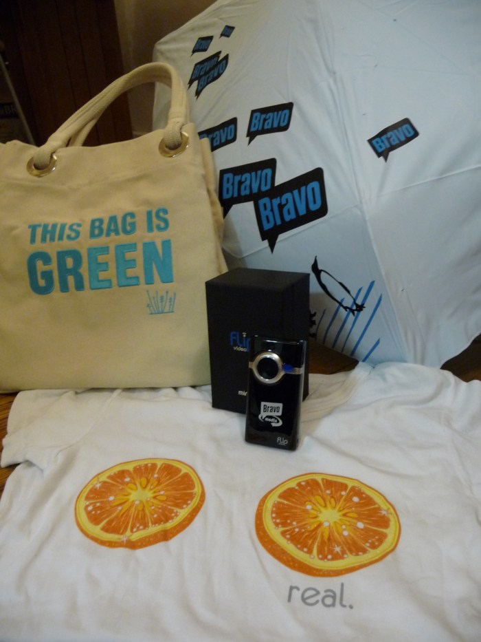 Bravo Foursquare Swag Bag for Real Housewives Badge