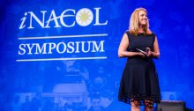Diane Tavenner, CEO and Co-Founder of Summit Public Schools, delivering her keynote address at the 2017 iNACOL Symposium in Orlando, Florida.