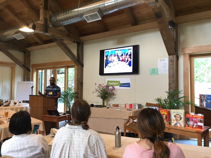 Don Tate Speaks at Highlights Foundation