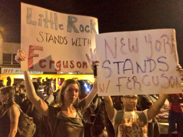 Erica Swallow and Jacquelyn Martell in Ferguson