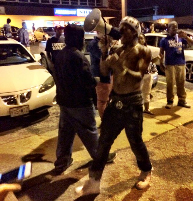 Protest leader in Ferguson